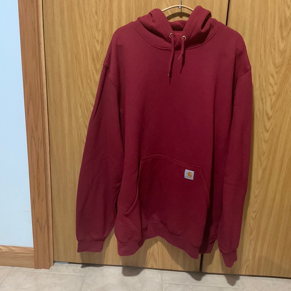 Maroon L  Carhartt hoodie